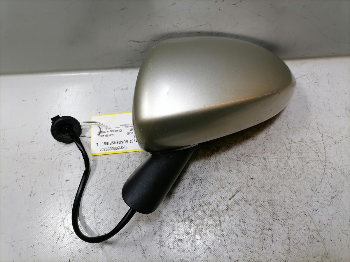 Opel Corsa D original Au&szlig;enspiegel links elektrisch verstellber Z40M Champagnersilber Bj.2006